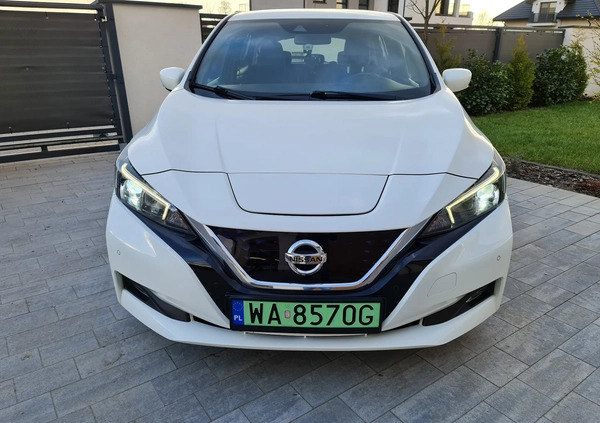 Nissan Leaf cena 73900 przebieg: 46200, rok produkcji 2018 z Warszawa małe 211